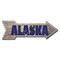 Signmission Alaska Arrow Decal Funny Home Decor 18in Wide D-A-999992 - alternate 1